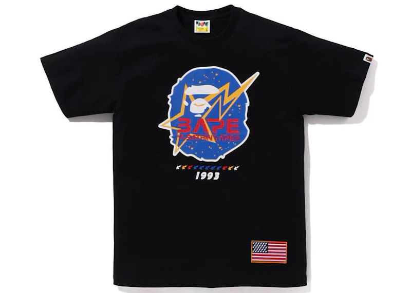 Bape Space Ape Head Tee Black