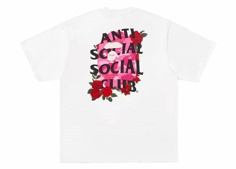 Bape X Anti Social Social Club Iii Tee White