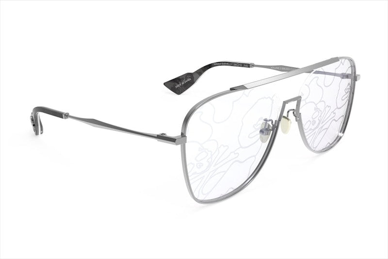 Bape X Mmj 1 Sunglasses Silver