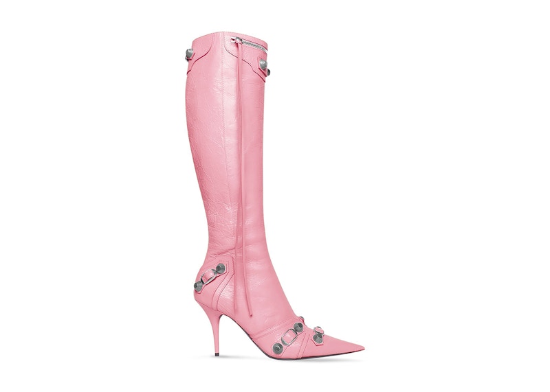 Balenciaga Cagole 90Mm Boot Pink