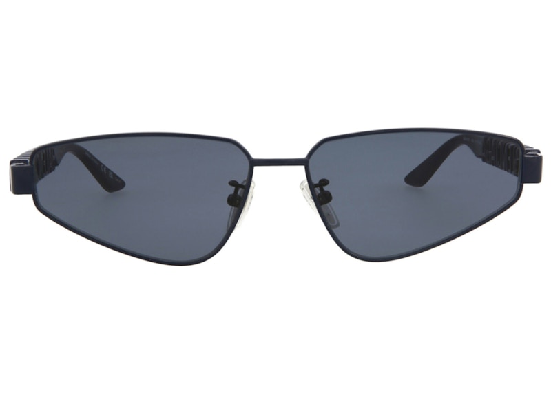 Balenciaga Cat Eye-Frame Metal Sunglasses Blue (Bb0107S-30008985-003)