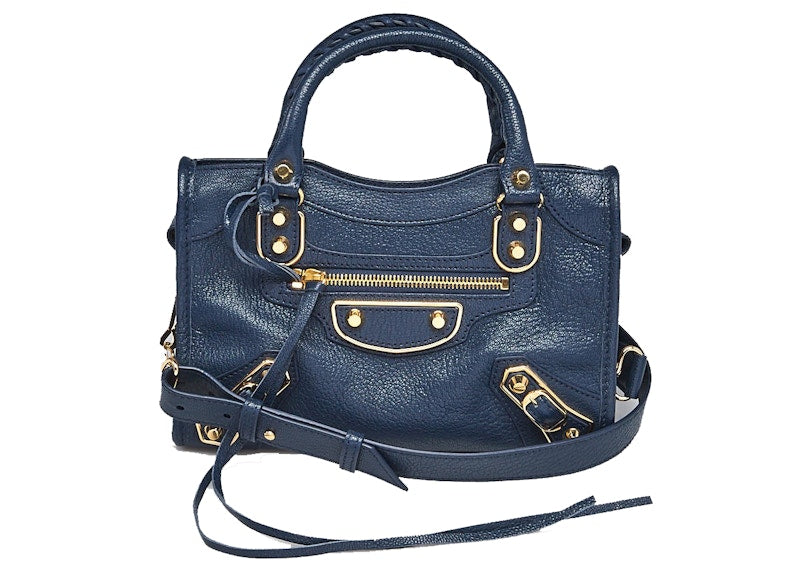 Balenciaga City Edge Mini Navy Blue