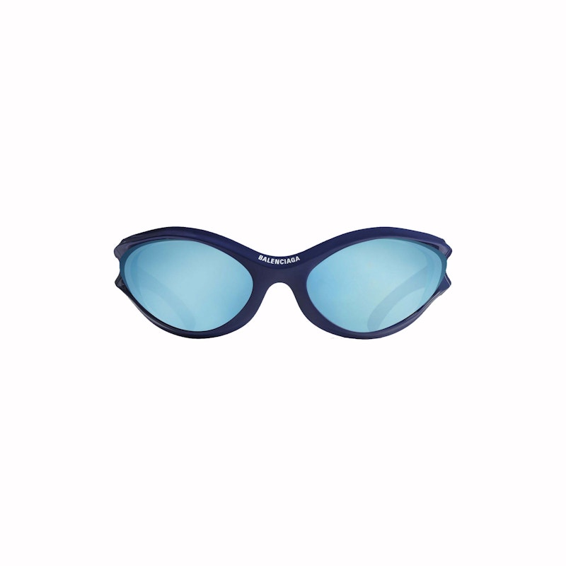 Balenciaga Dynamo Round Sunglasses Blue (773388T00074724)