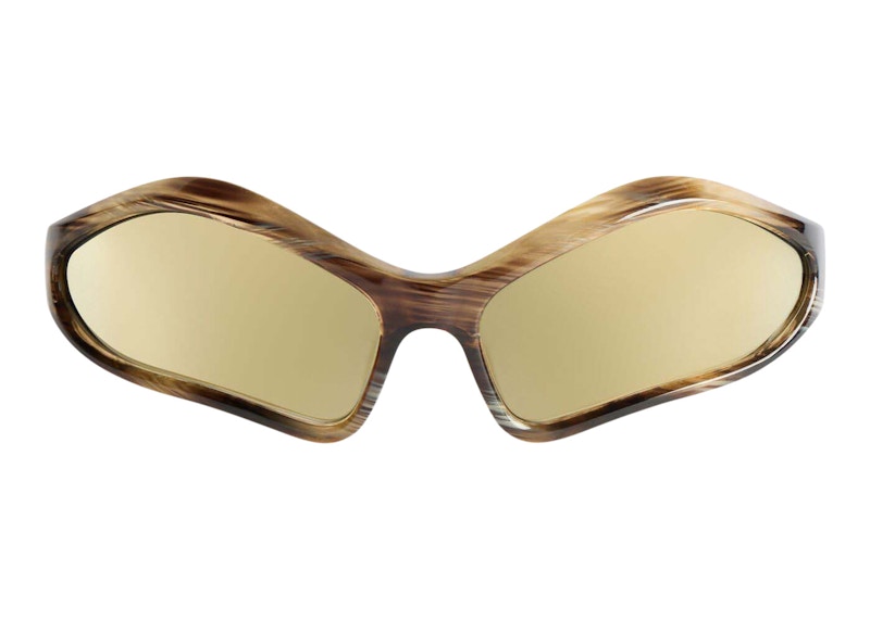 Balenciaga Fennec Oval Sunglasses Bronze (768054T00072681)