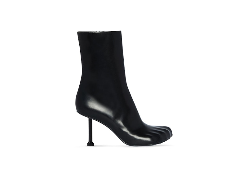 Balenciaga Fetish 80Mm Bootie Black Sheepskin