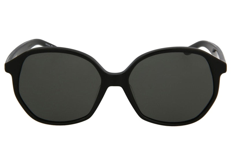 Balenciaga Oversized Round Acetate Sunglasses Black/Grey (Bb0005S-30006545-001)