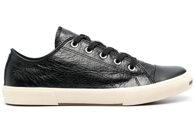 Balenciaga Paris Low Top Leather Sneaker Black