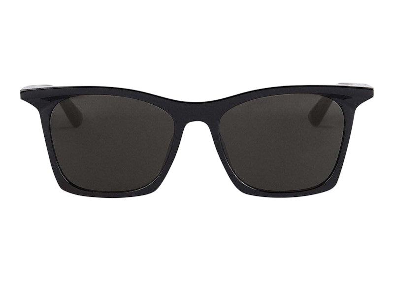 Balenciaga Rim Rectangle Sunglasses Adjusted Fit Black (621649T00031000)