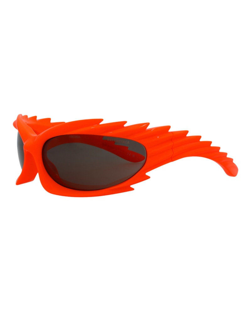 Balenciaga Shield Sunglasses Orange/Orange/Grey (Bb0255S-30013967-005)