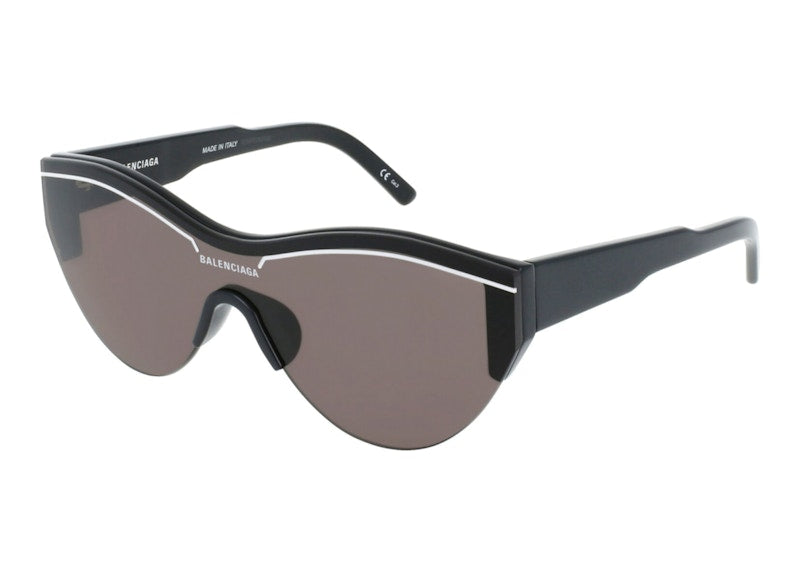 Balenciaga Shield Wrap Sunglasses Black/Grey (Bb0004Sa-30007308-001)