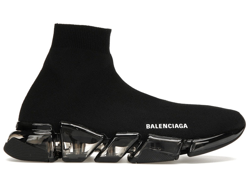 Balenciaga Speed 2.0 Clear Sole Black