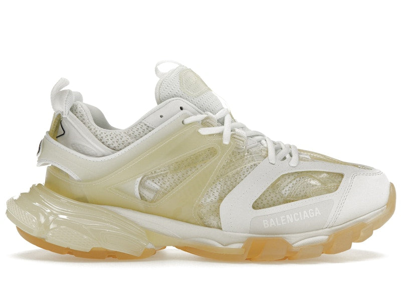 Balenciaga Track Clear Sole White