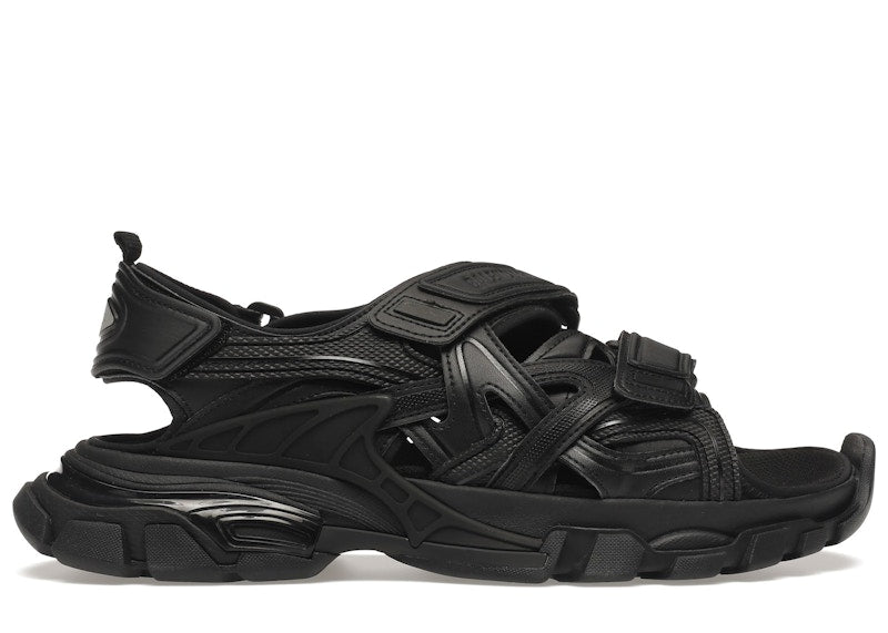 Balenciaga Track Sandal Black