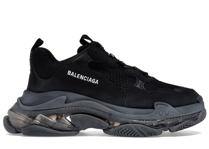 Balenciaga Triple S Clear Sole Black