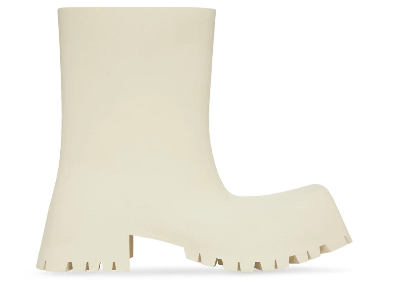 Balenciaga Trooper Rubber Boot White