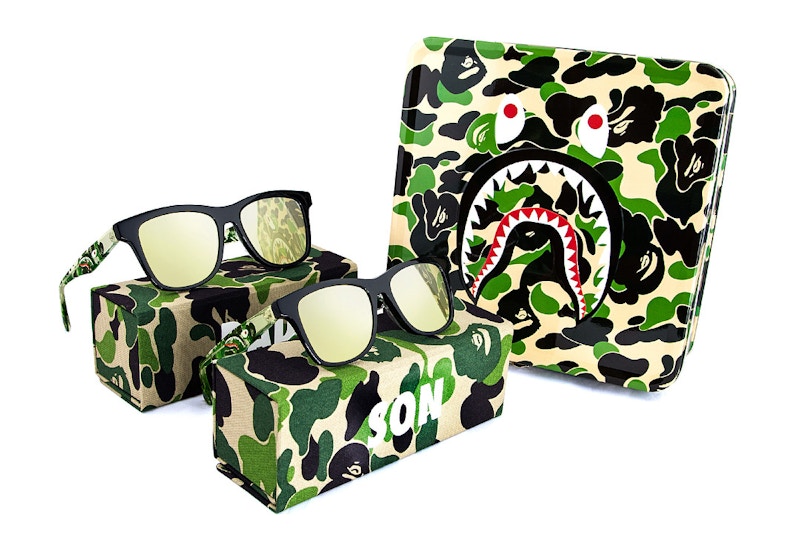 Bape Dad And Son Sunglasses Green