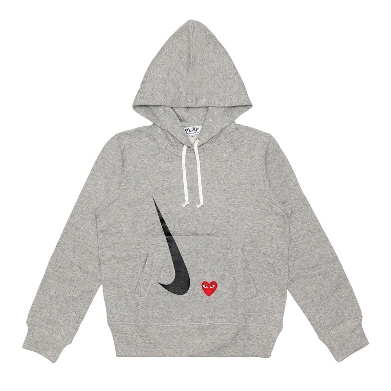 Cdg X Nike Hoodie Grey Kicks Machine