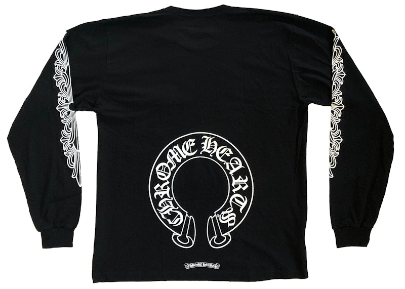 Chrome Hearts Horse Shoe L/S T-Shirt Black