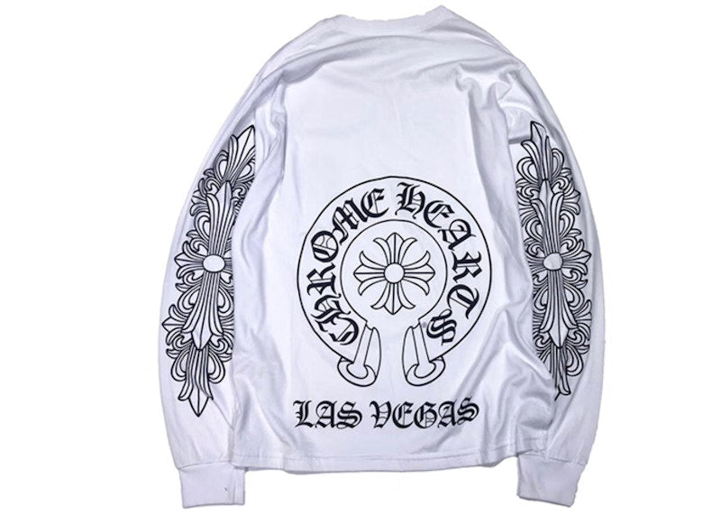 Chrome Hearts Las Vegas Exclusive L/S T-Shirt White