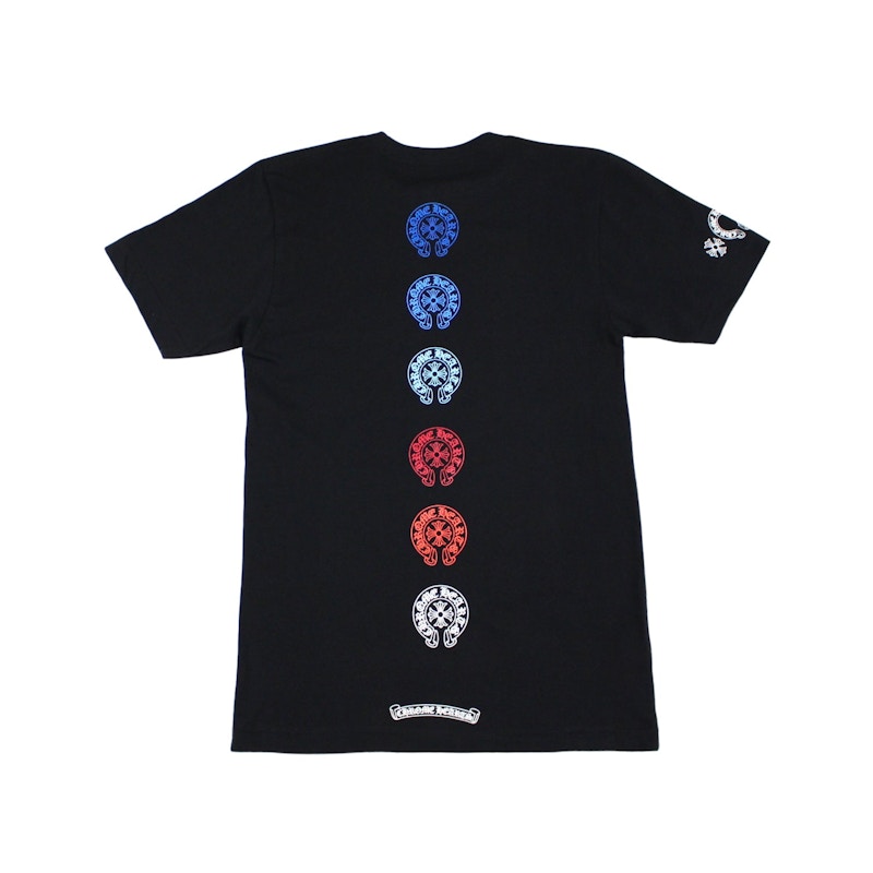 Chrome Hearts Multi Color Horse Shoe T-Shirt Black