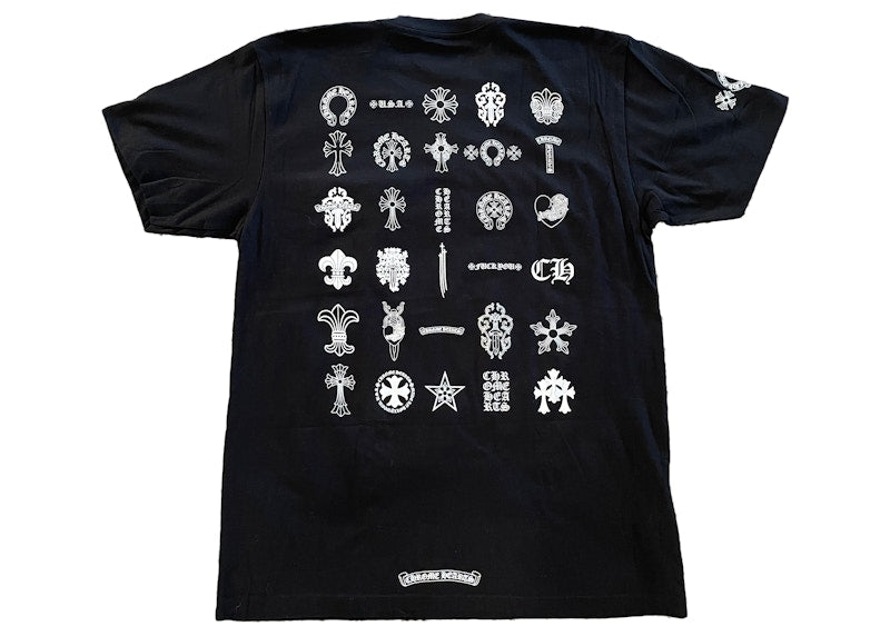 Chrome Hearts Multi Logo T-Shirt Black