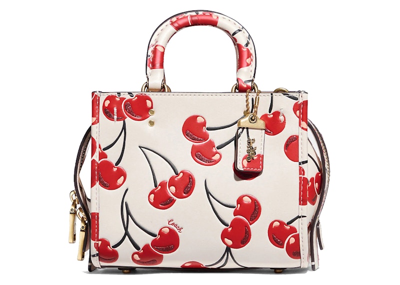 Coach Rogue 17 With Cherry Print Chalk/Multicolor