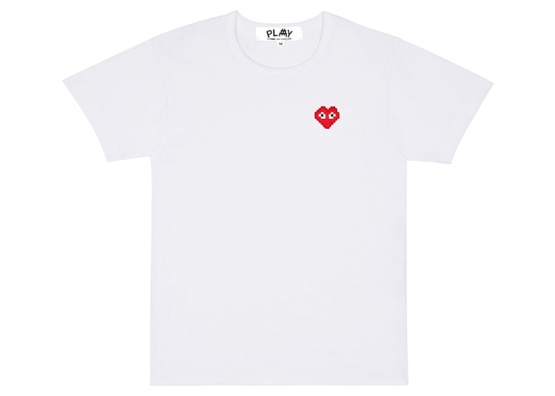 Comme Des Garcons Play X Invader Women'S T-Shirt White