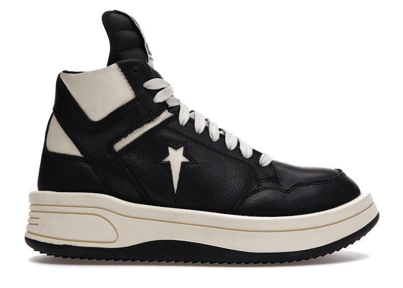 Converse Turbowpn Mid Rick Owens Drkshdw Black Cloud Cream