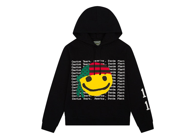 Denim Tears X Cpfm Cactus Tears Hoodie Black