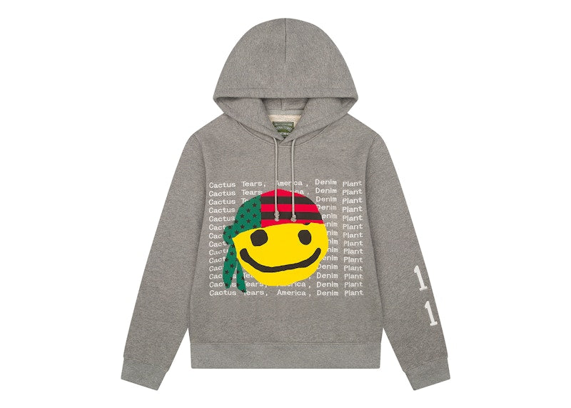 Denim Tears X Cpfm Cactus Tears Hoodie Grey