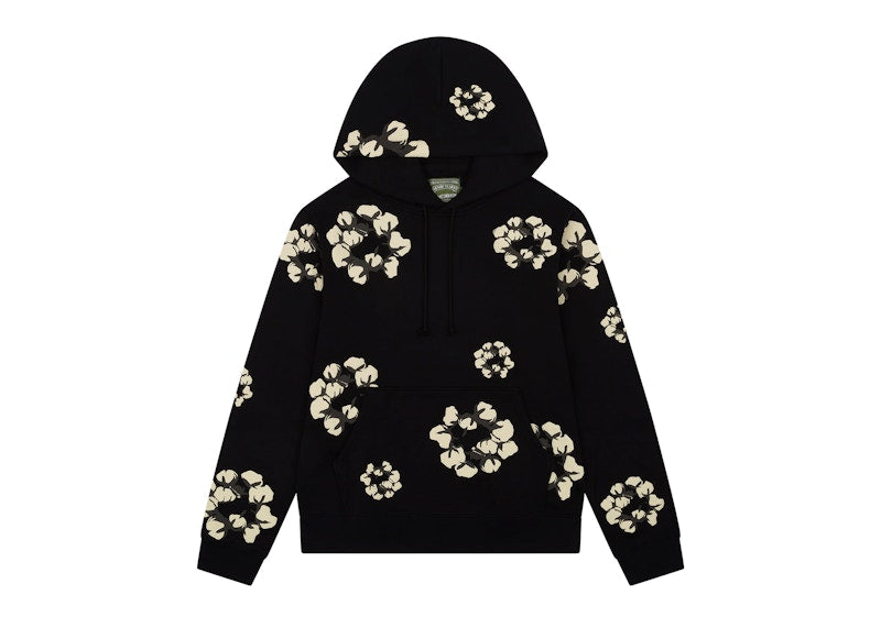 Denim Tears X Cpfm Cactus Tears Wreath Hoodie Black