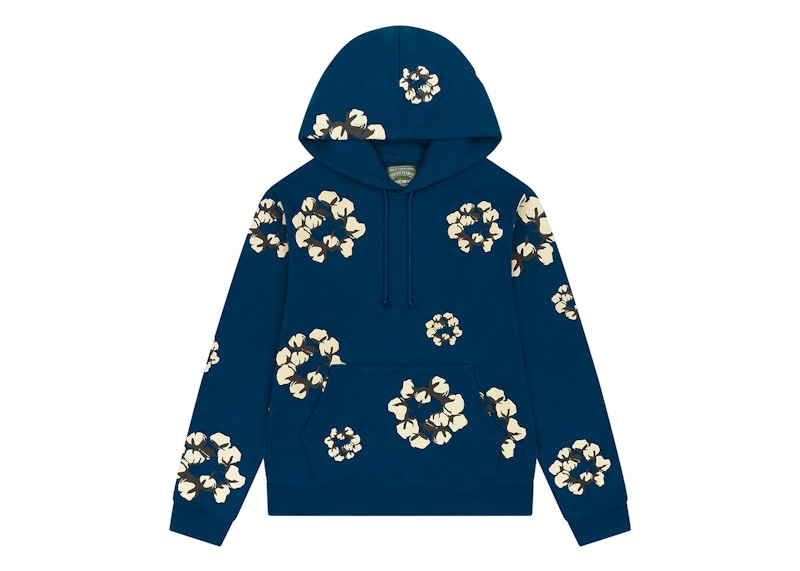 Denim Tears X Cpfm Cactus Tears Wreath Hoodie Navy