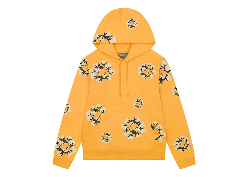 Denim Tears X Cpfm Cactus Tears Wreath Hoodie Yellow