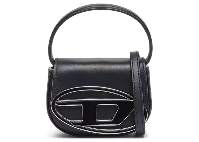 Diesel 1Dr Xs Mini Bag With D Plaque Black