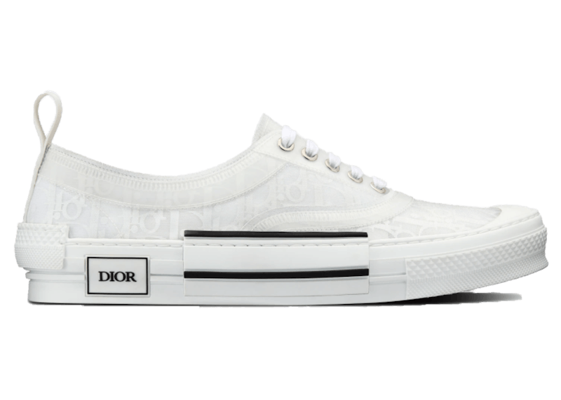 Dior B23 Low White Oblique Canvas