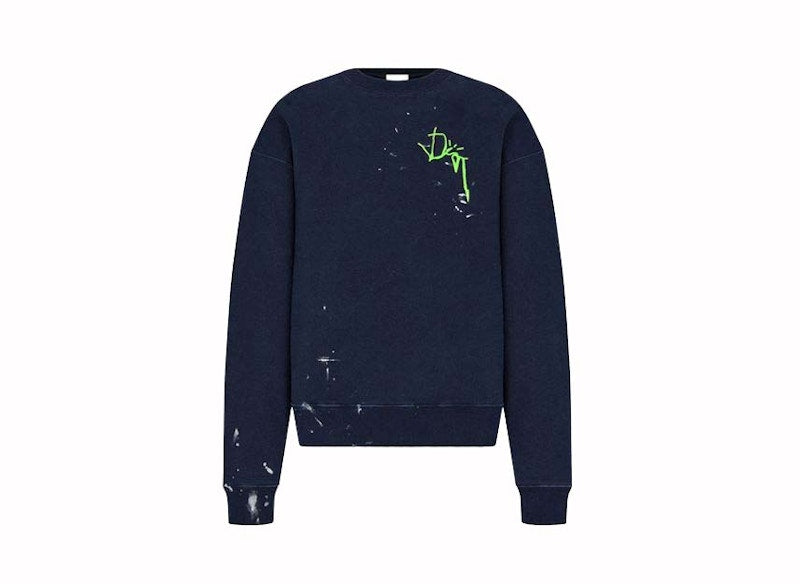 Dior X Cactus Jack Oversized Sweatshirt Navy