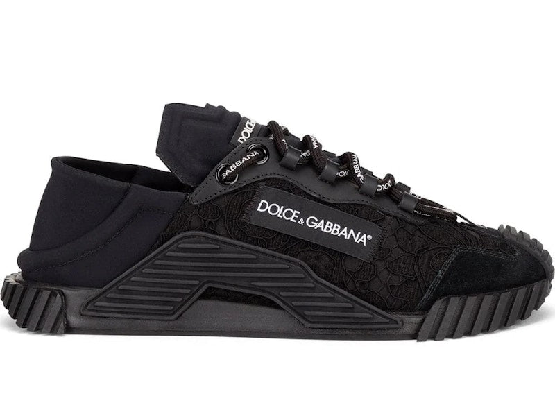 Dolce & Gabbana Ns1 Low Top Black Lace (Women's)