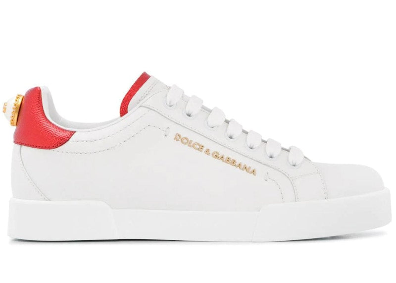 Dolce & Gabbana Portofino White Metallic Red Pearl (Women's)