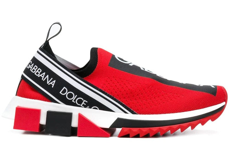 Dolce & Gabbana Sorrento Slip On Red Black (Women's)