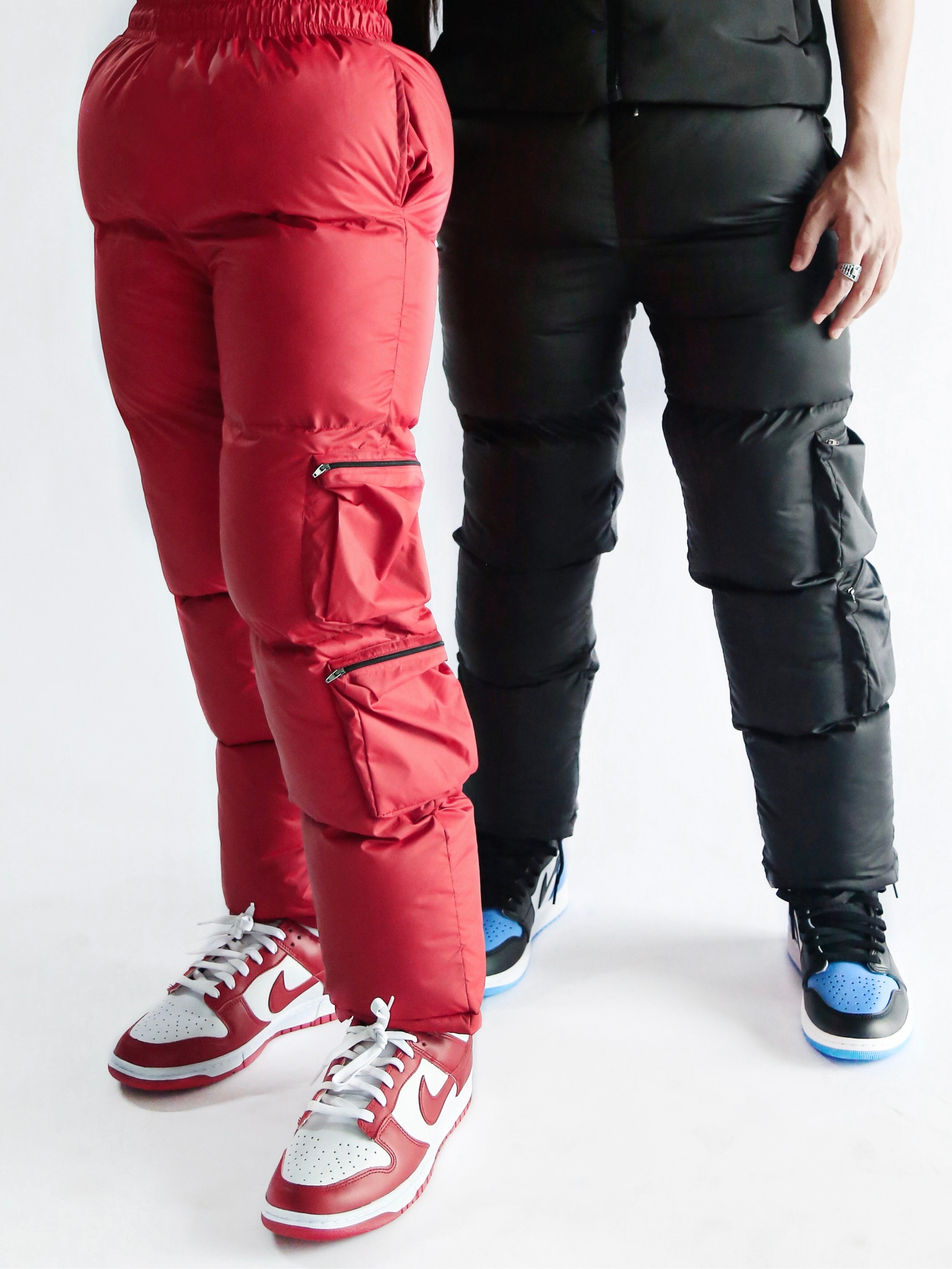 Mens shop puffer pants