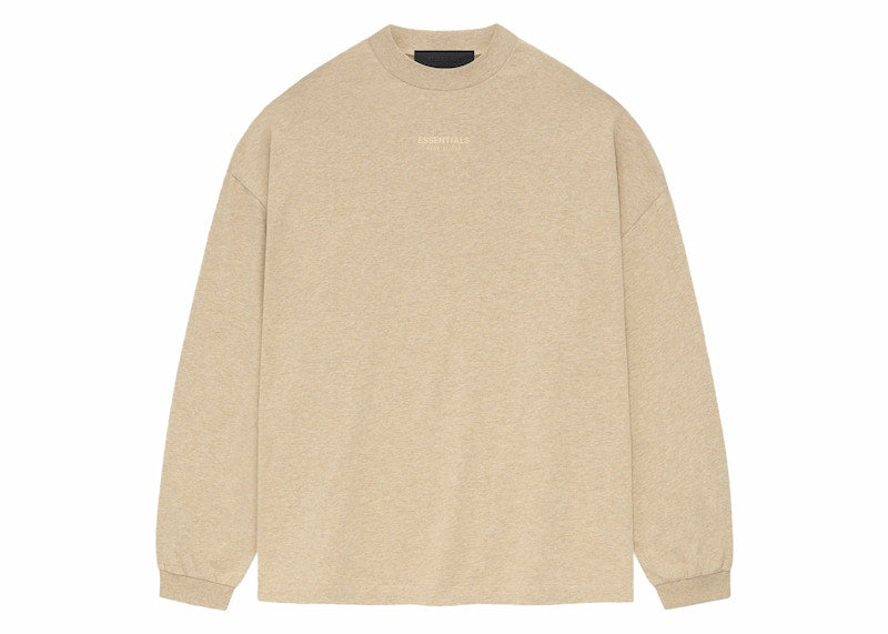 Fear Of God Essentials Ls Tee Gold Heather