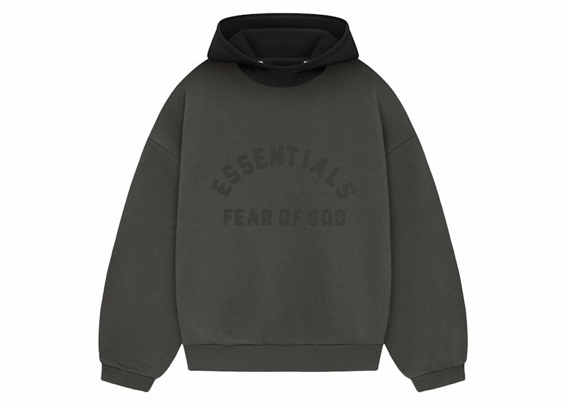 Fear Of God Essentials Nylon Fleece Hoodie Ink/Jet Black