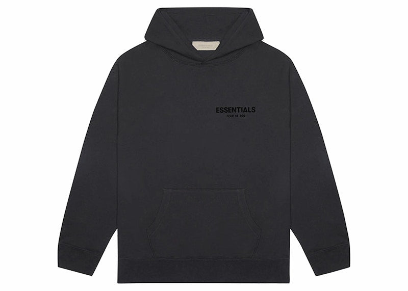 Fear Of God Essentials Pullover Chest Logo Hoodie Stretch Limo/Black