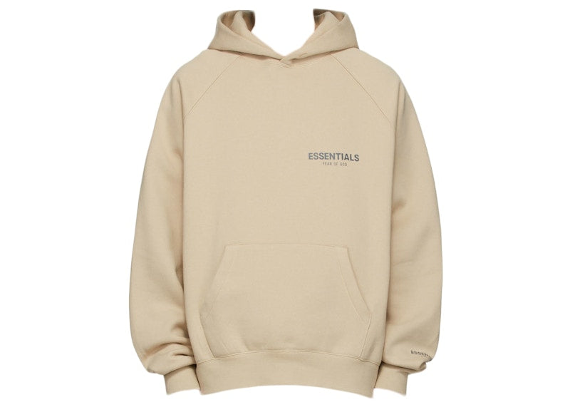 Fear Of God Essentials Ssense Exclusive Pullover Hoodie Linen