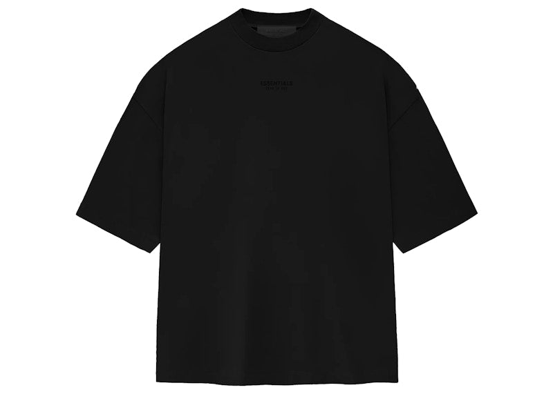 Fear Of God Essentials Small Logo Tee Jet Black