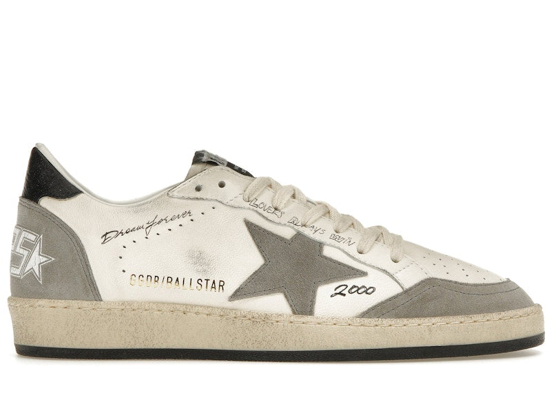 Golden Goose Ball-Star Low Dream Forever White Grey