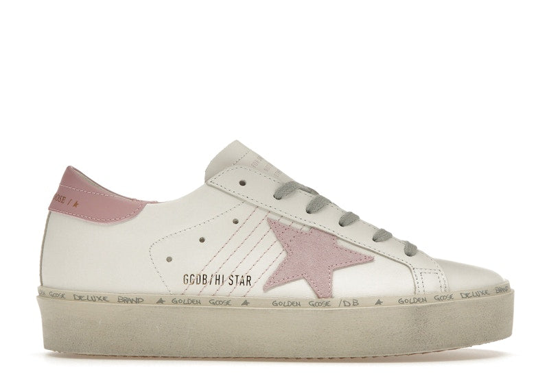 Golden Goose Hi Star White Pink (Women's)