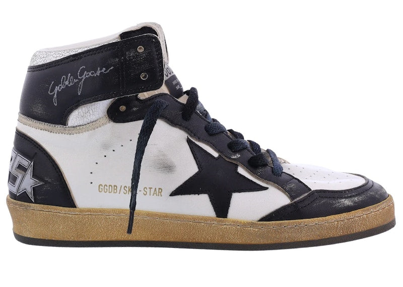 Golden Goose Sky-Star White Black Ice