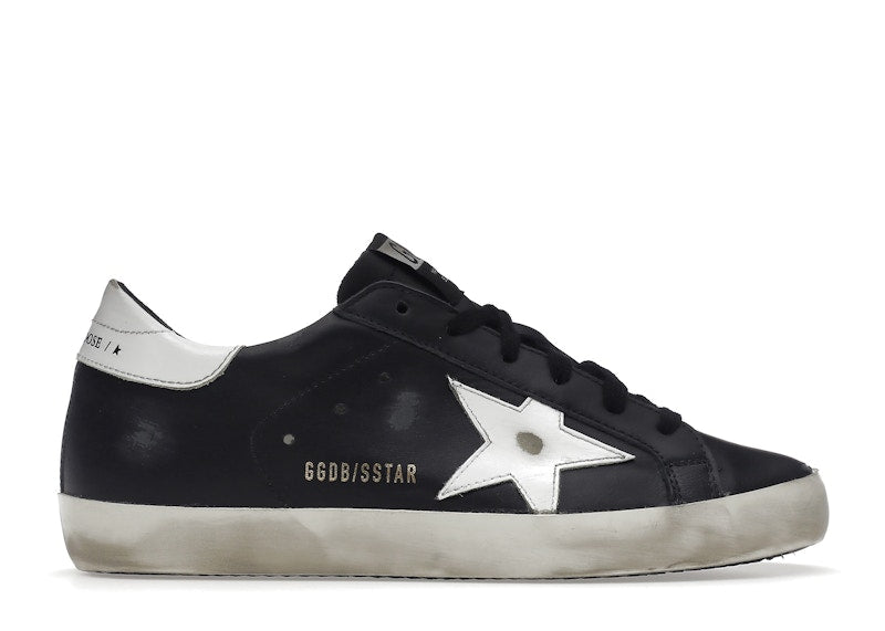 Golden Goose Super-Star Black White Leather (Women's)