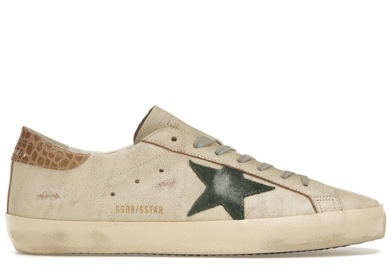 Golden Goose Super-Star Cream Green